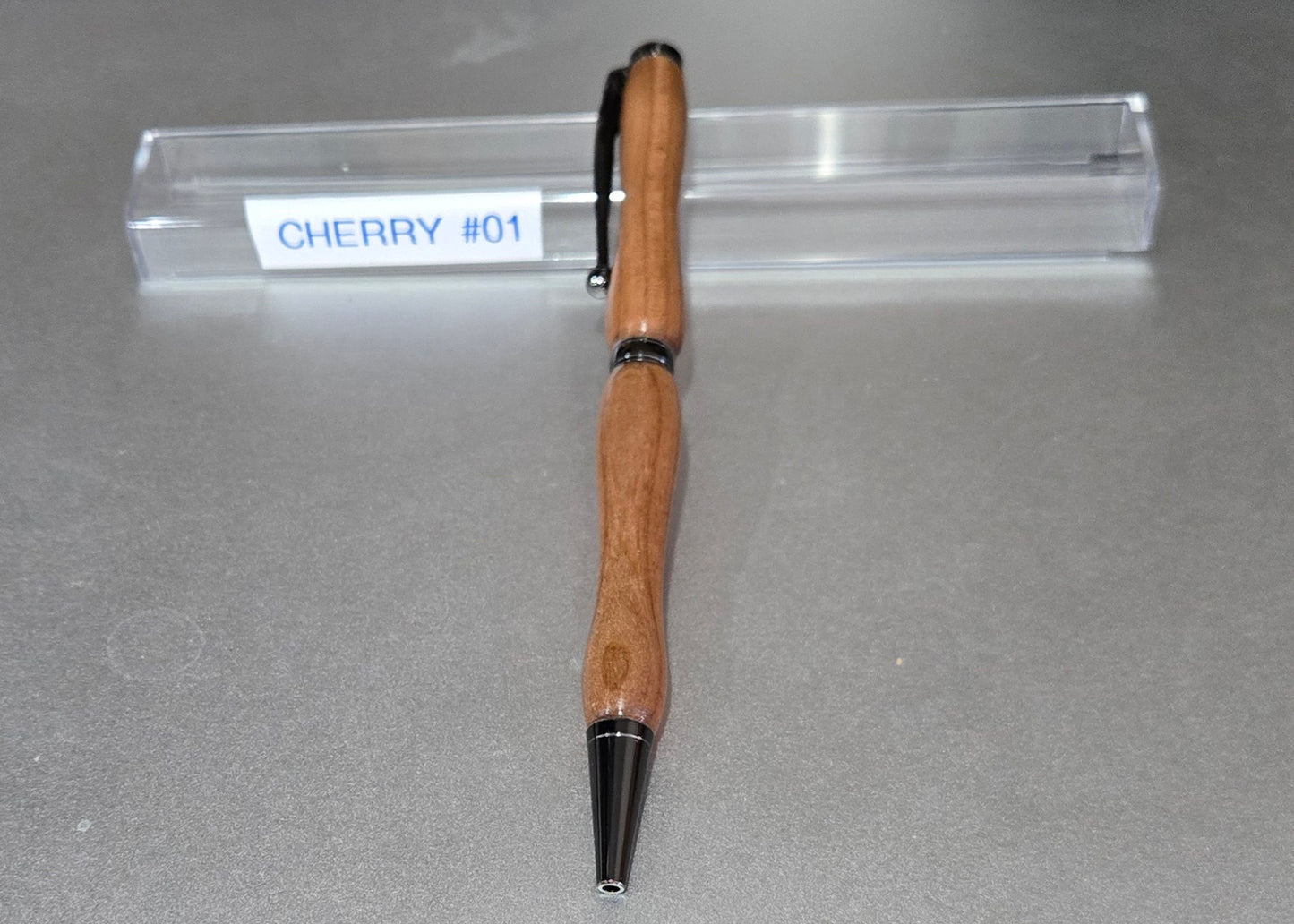 Cherry Wood Slim Line Twist Pen