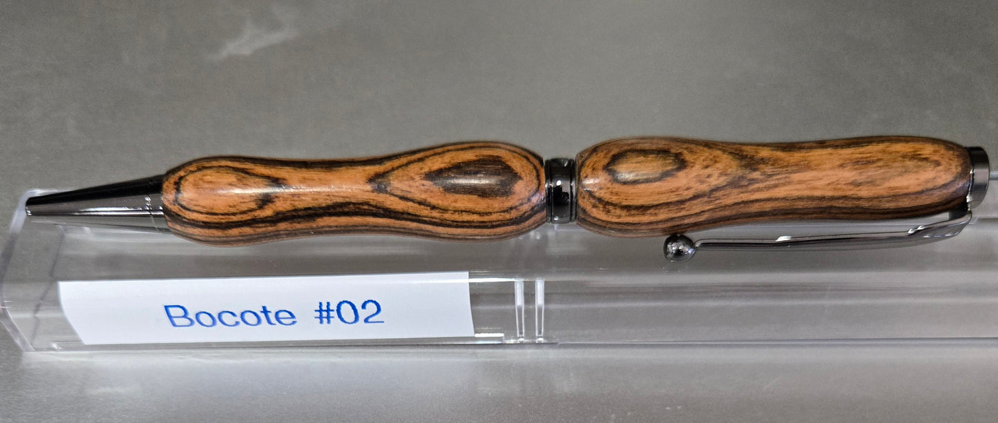 Bocote Wood Slim Line Twist Pen