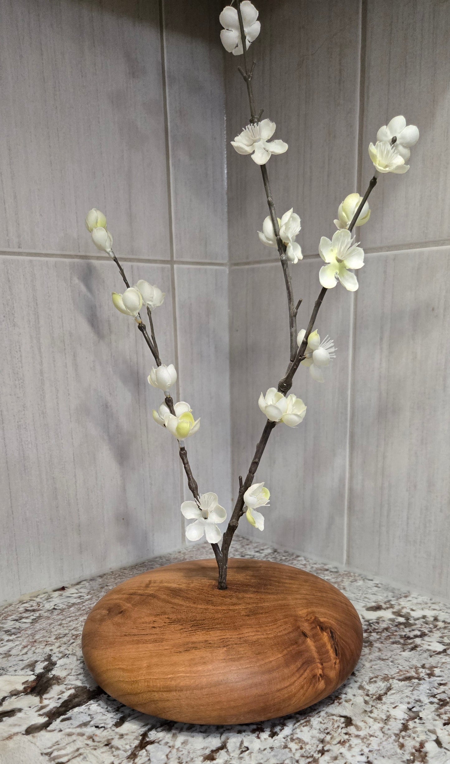 Riverstone Vase in Parota