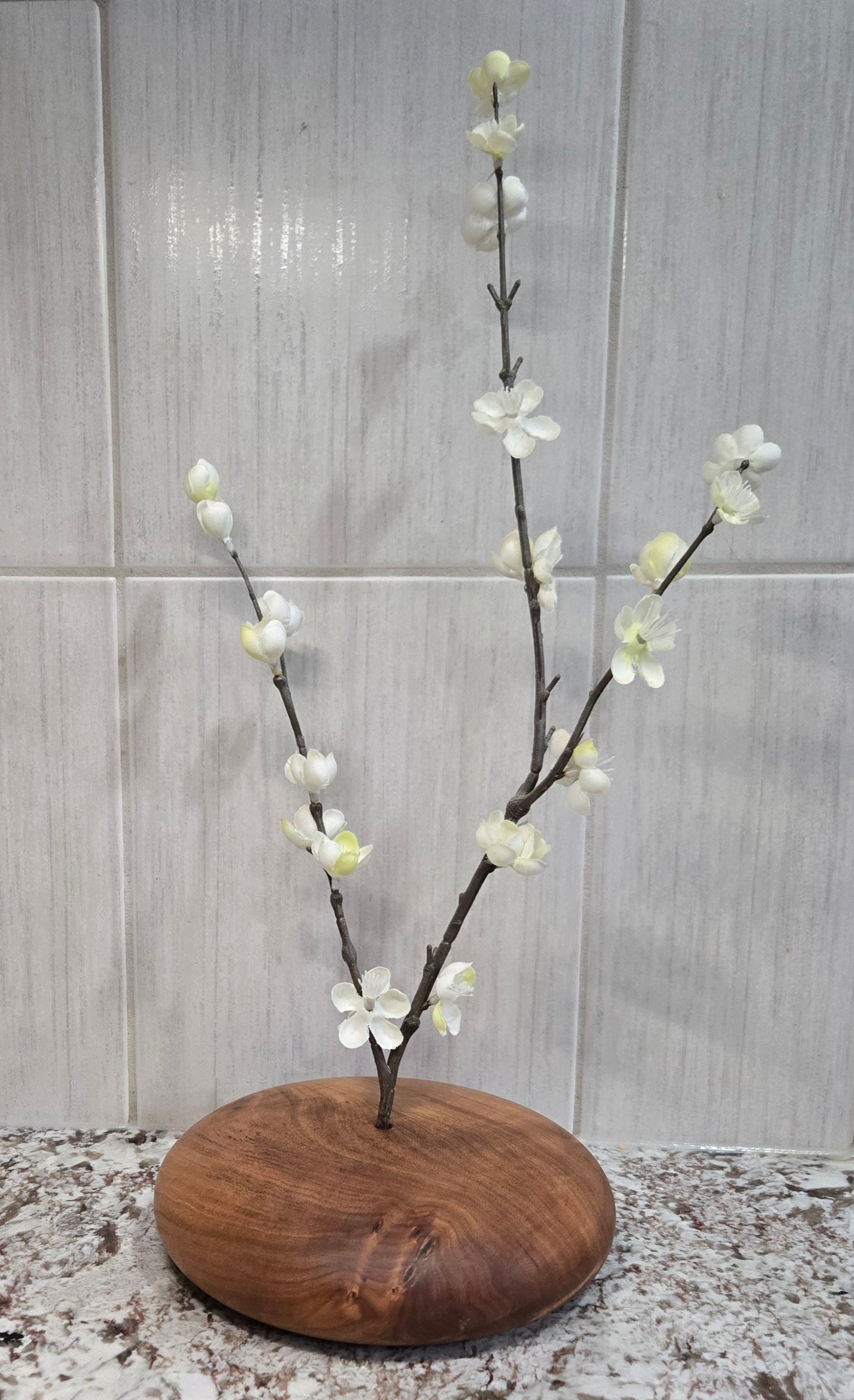 Riverstone Vase in Parota