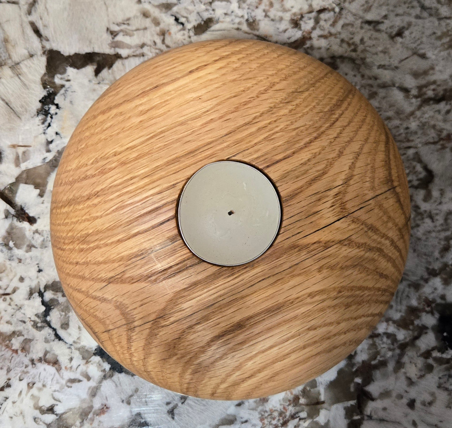 Oak Riverstone Tealight Candle Holder
