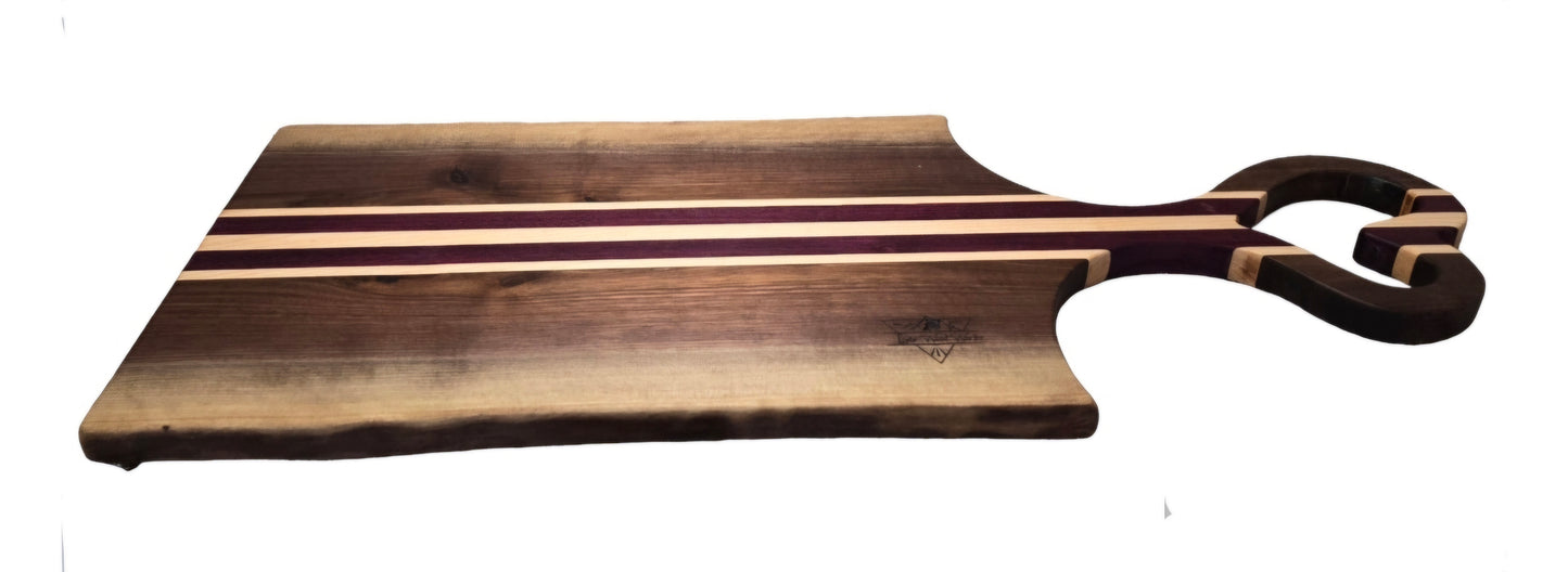 Charcuterie Board With Heart Shaped Handle