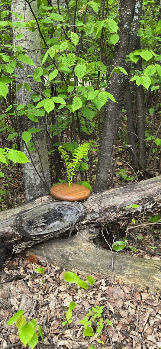 Riverstone Vase in Walnut