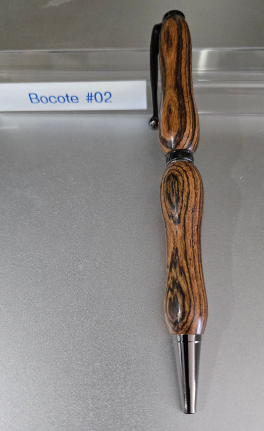 Bocote Wood Slim Line Twist Pen