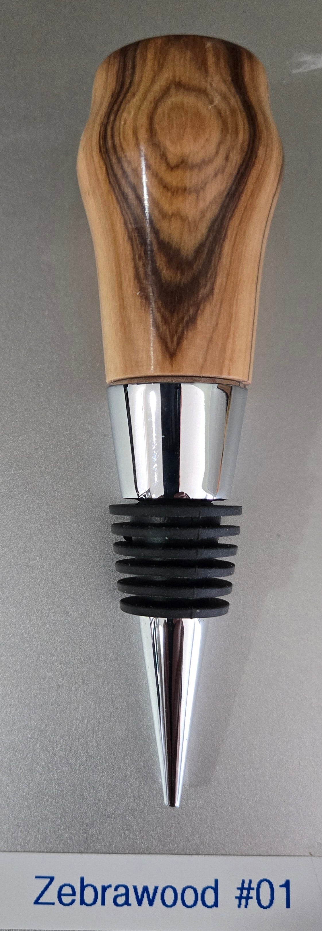 Zebra Wood Wine/Bottle Stopper