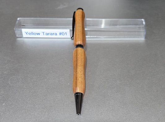 Yellow Tarara Slim Line Twist Pen