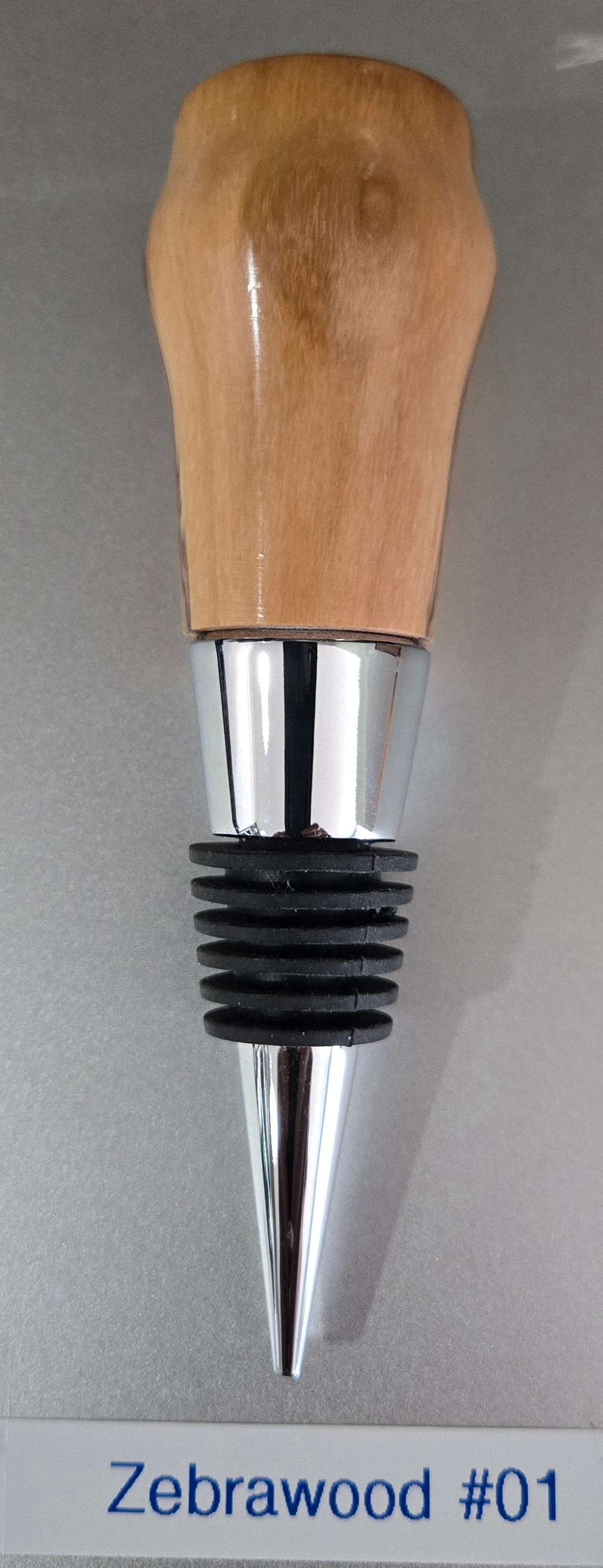 Zebra Wood Wine/Bottle Stopper
