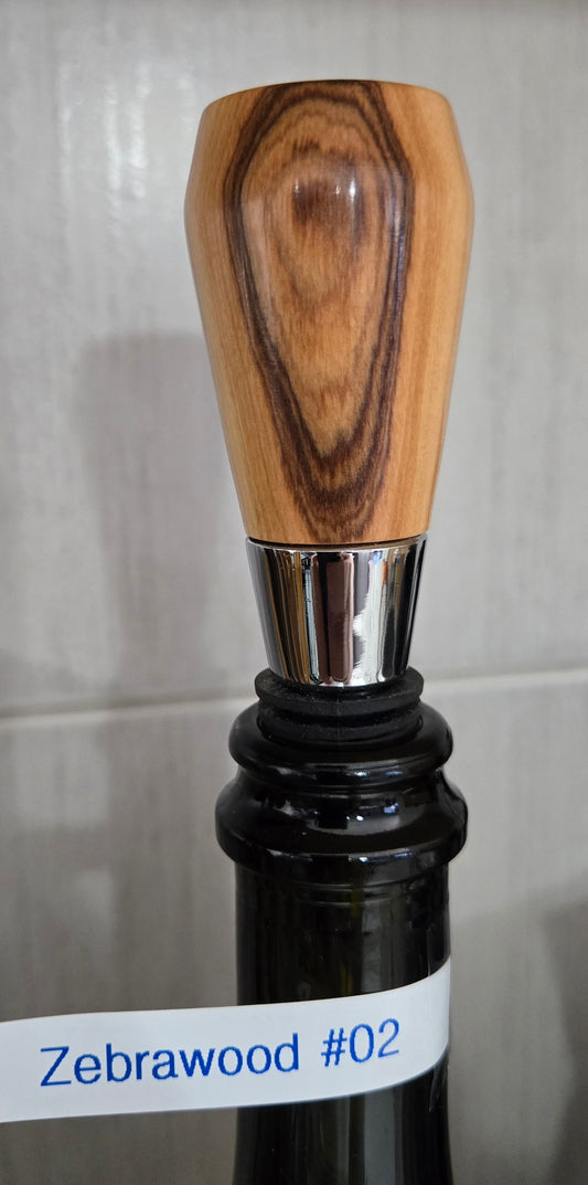 Zebra Wood Wine/Bottle Stopper