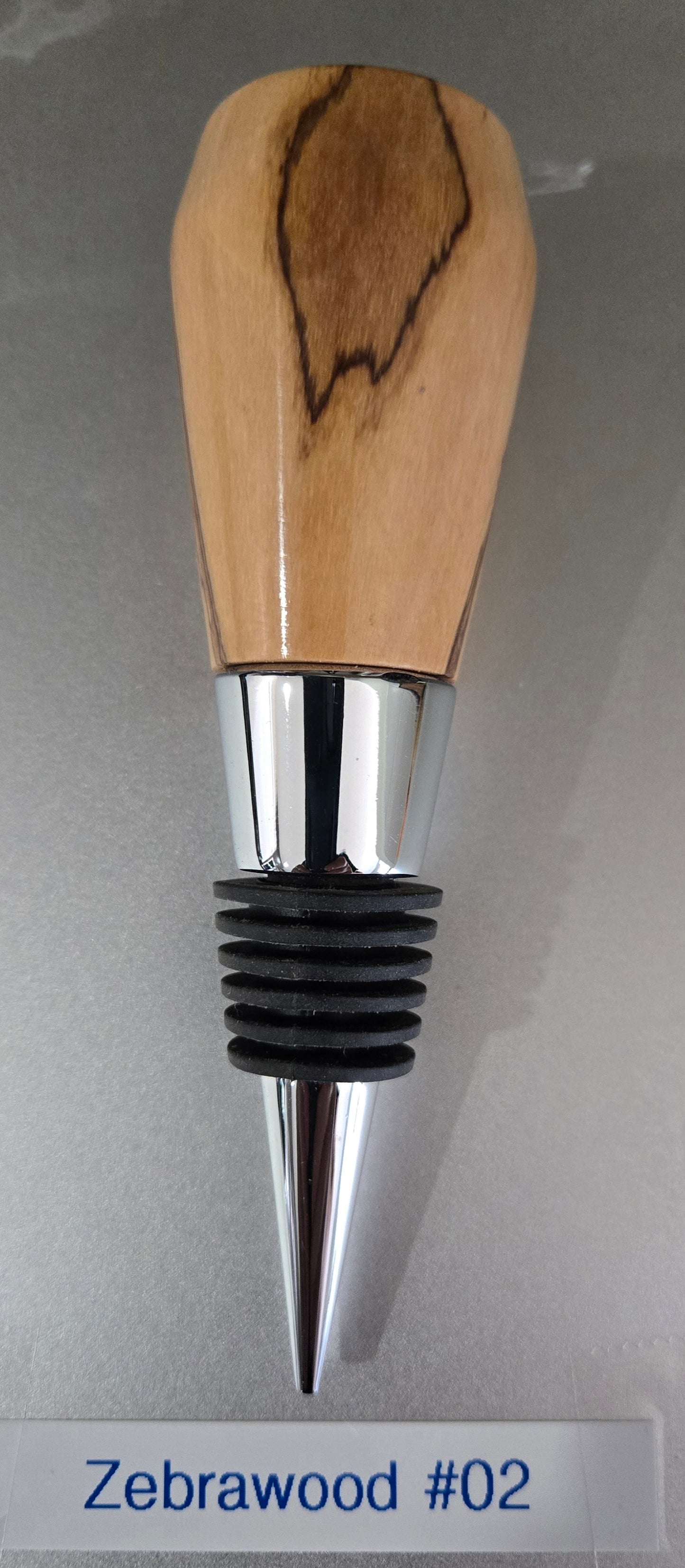 Zebra Wood Wine/Bottle Stopper