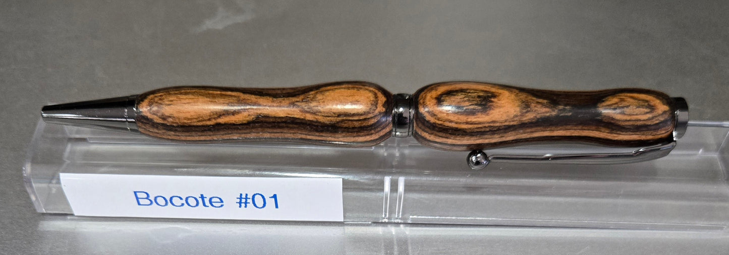 Bocote Wood Slim Line Twist Pen