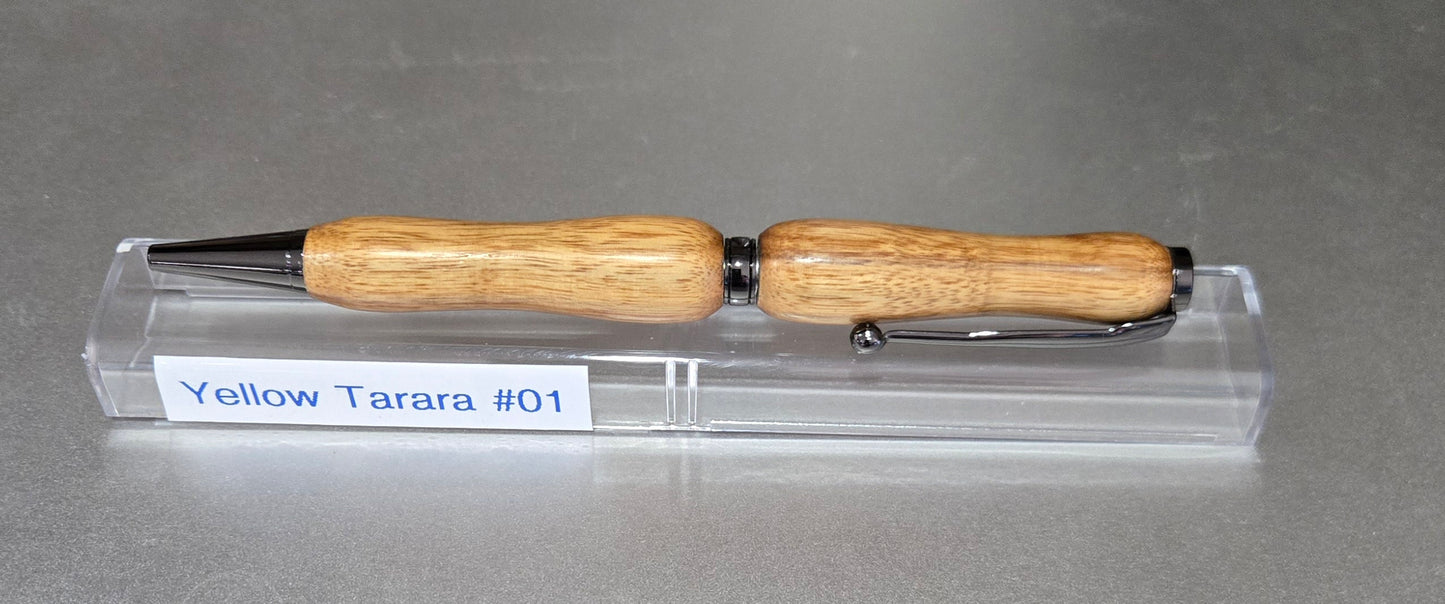 Yellow Tarara Slim Line Twist Pen