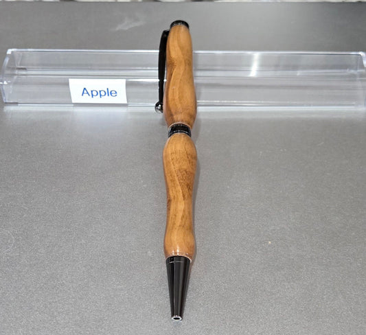 Apple Wood Slim Line Twist Pen