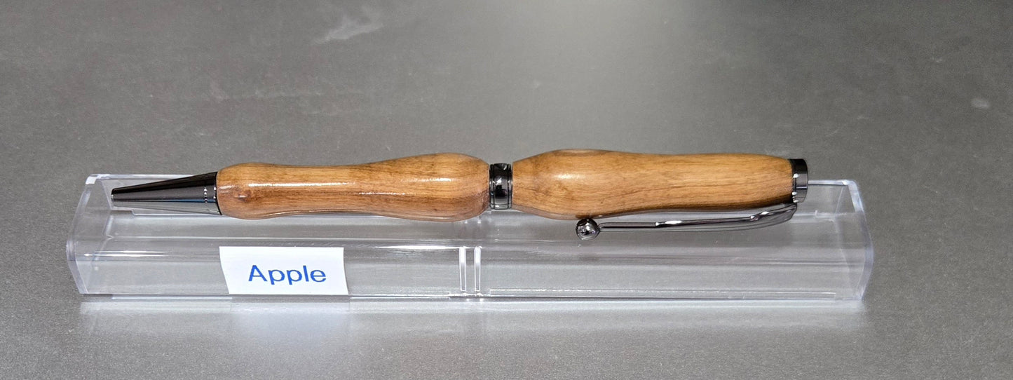 Apple Wood Slim Line Twist Pen