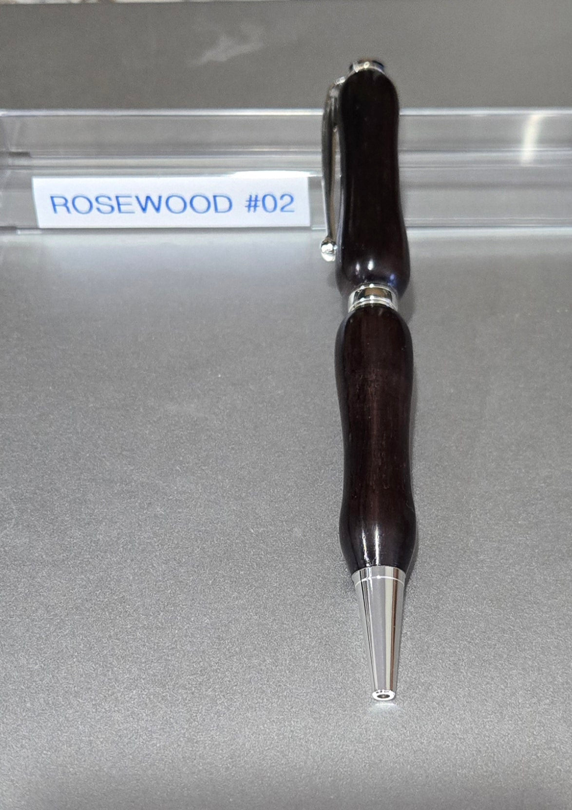 Rose Wood Slim Line Twist Pen