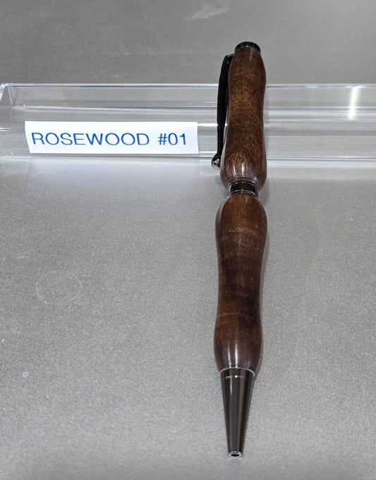 Rose Wood Slim Line Twist Pen
